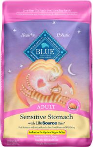 Blue Buffalo Dry Cat Food for Sensitive Stomachs